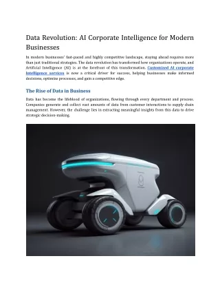 Data Revolution_ AI Corporate Intelligence for Modern Businesses