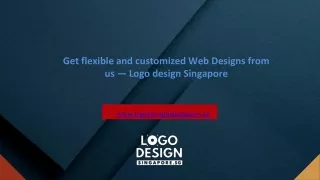Get flexible and customized Web Designs from us — Logo design Singapore