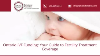 One fertility Ontario IVF Funding