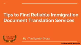 Tips to Find Reliable Immigration Document Translation Services