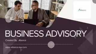 Business Advisory Services For The Best Results.