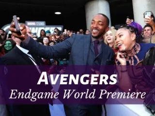 Avengers: Endgame world premiere