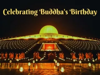 Celebrating Buddha's birthday