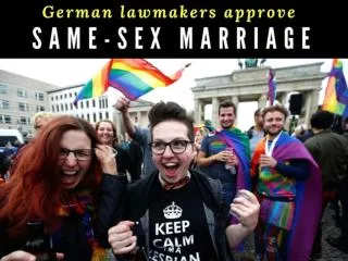 German parliament legalises same-sex marriage