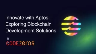 Aptos Blockchain Solutions