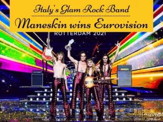 Italy's glam rock band Maneskin wins Eurovision