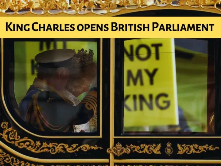 king charles opens british parliament