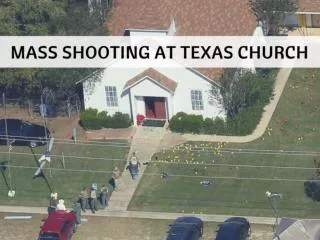 Texas church holds first service since mass shooting