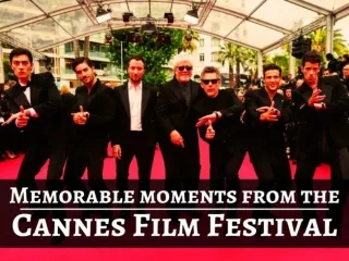 Memorable moments from the Cannes Film Festival