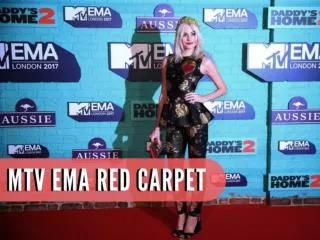 2017 MTV EMAs: Red Carpet Photos