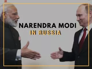 Narendra Modi in Russia