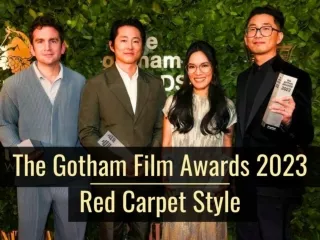 Red carpet style at the Gotham Film Awards 2023