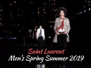 Saint Laurent Men's Spring Summer 2019
